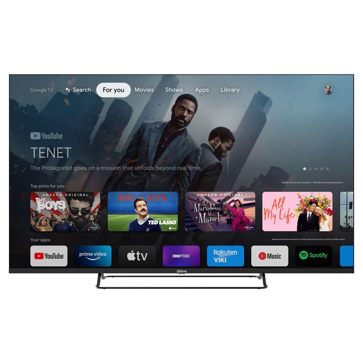 QILIVE TV QLED 4K Q65QA241B