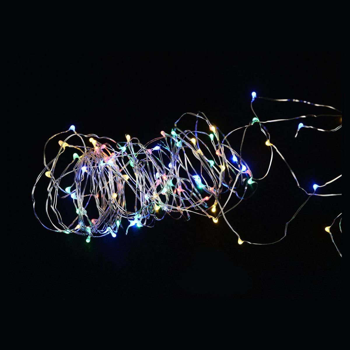 ACTUEL Guirlande Intérieure 100 LED Multicolore 5.25m