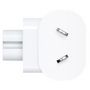Voir la diapositive 6 : APPLE Kit adaptable de voyage : Jeu de 7 fiches secteur avec broches adaptées - Blanc