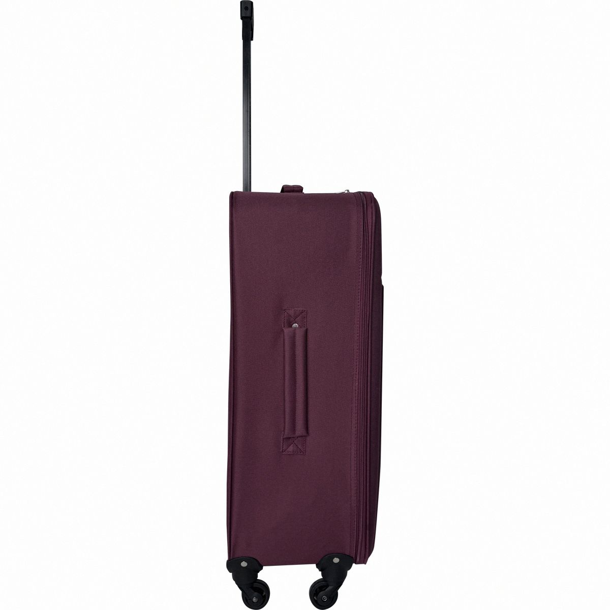 AIRPORT Valise souple 60 cm 4 roues RAIL - rouge bordeaux