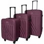 Voir la diapositive 2 : AIRPORT Valise souple 60 cm 4 roues RAIL - rouge bordeaux