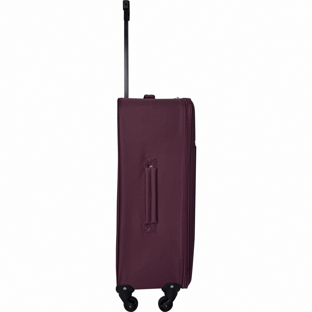 Voir la diapositive 9 : AIRPORT Grande Valise souple 70 cm 4 roues RAIL - rouge bordeaux