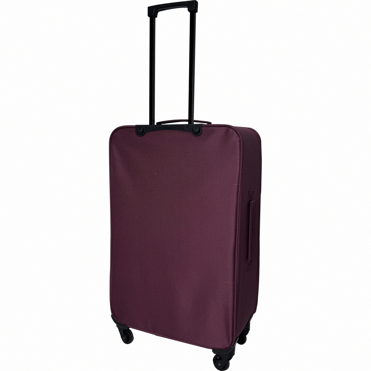 Voir la diapositive 8 : AIRPORT Grande Valise souple 70 cm 4 roues RAIL - rouge bordeaux