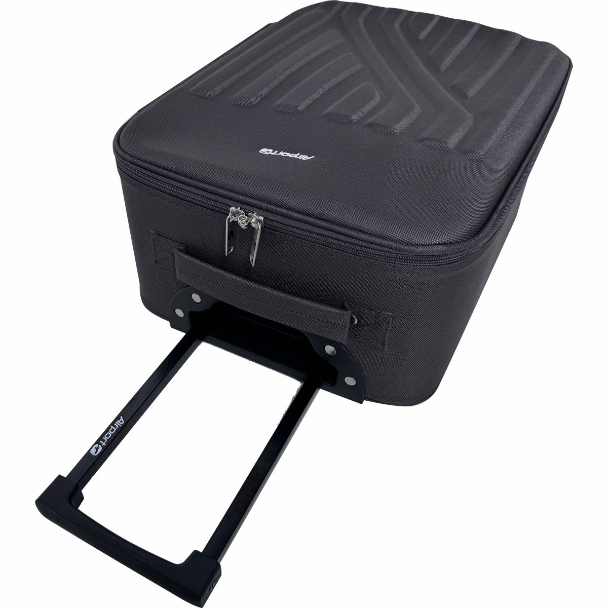 AIRPORT Valise cabine souple 50 cm 4 roues RAIL - marron