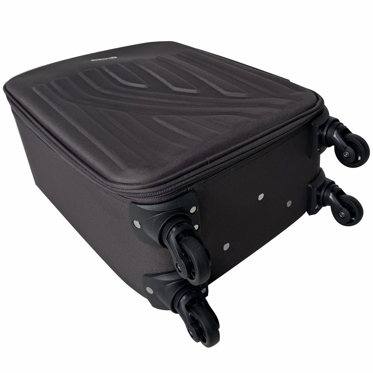 AIRPORT Valise cabine souple 50 cm 4 roues RAIL - marron