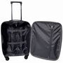 Voir la diapositive 3 : AIRPORT Valise cabine souple 50 cm 4 roues RAIL - marron