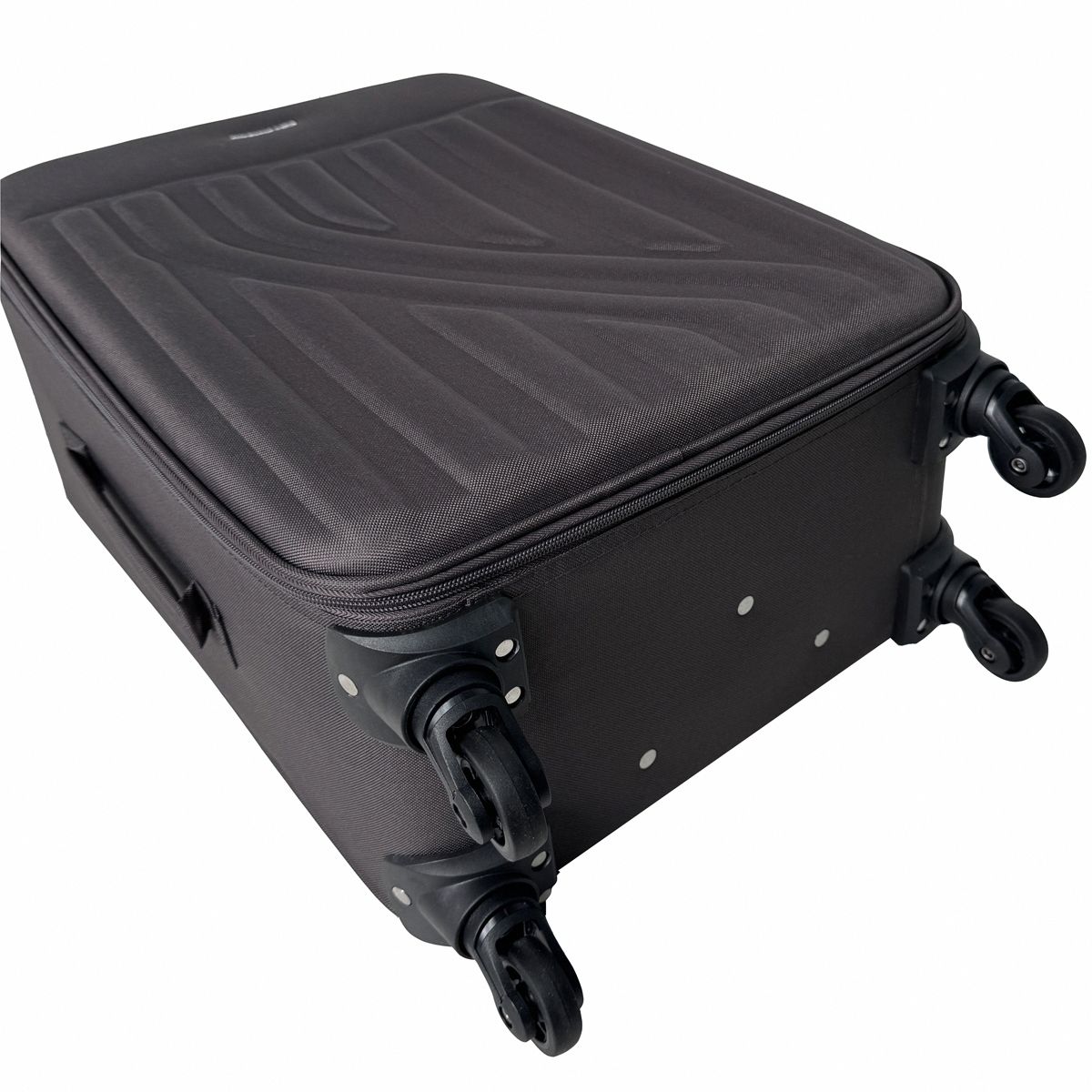 AIRPORT Valise souple 60 cm 4 roues RAIL - marron