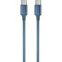 Voir la diapositive 3 : QILIVE Câble de charge USB C/USB C 2m - Bleu