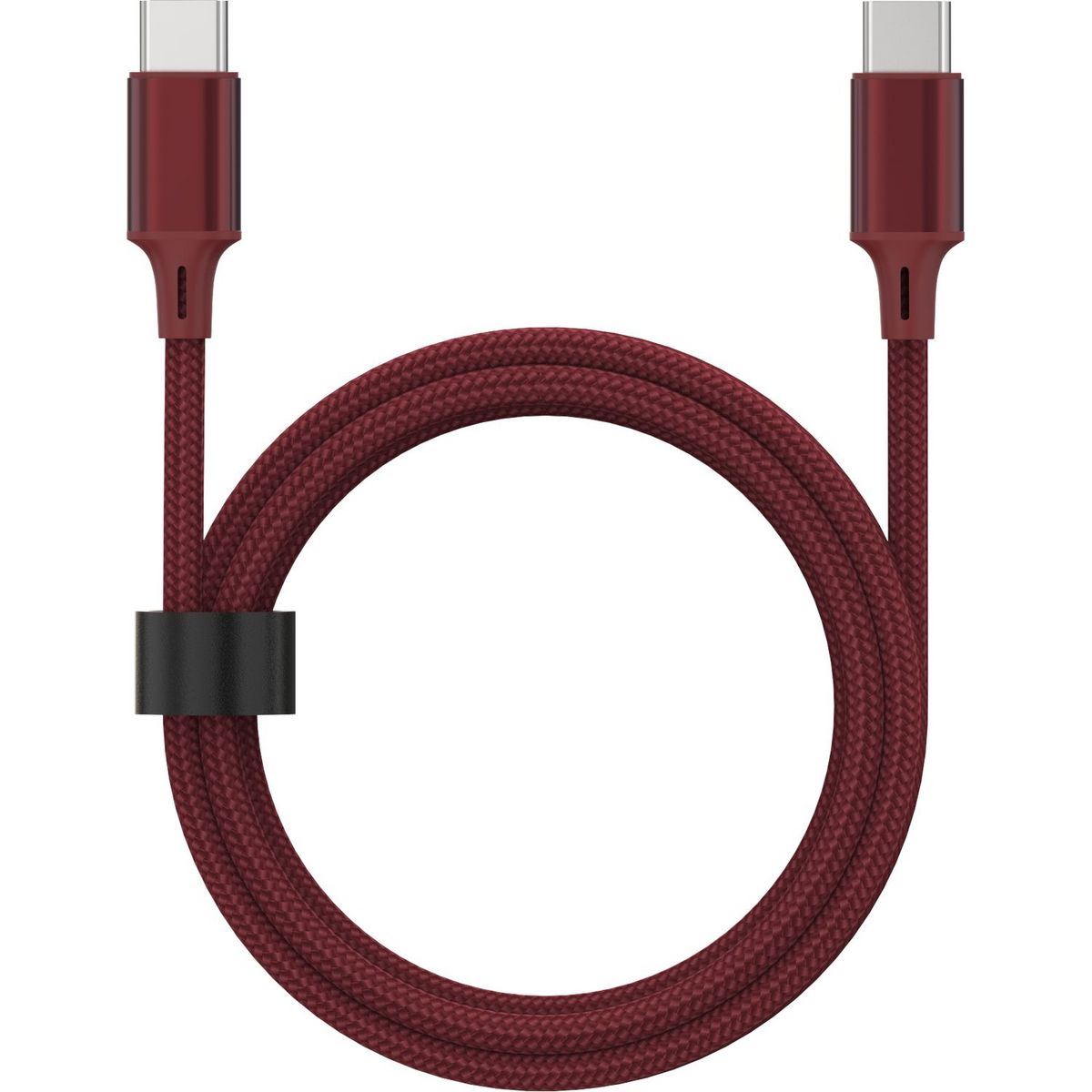 QILIVE Câble de charge USB C/USB C 2m - Rouge