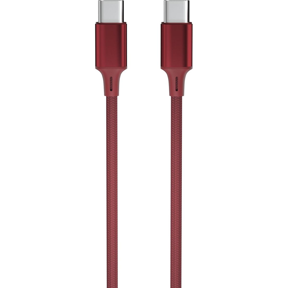 QILIVE Câble de charge USB C/USB C 2m - Rouge