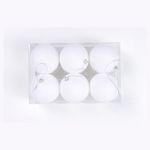 ACTUEL Lot de 6 boules de neige 8 cm