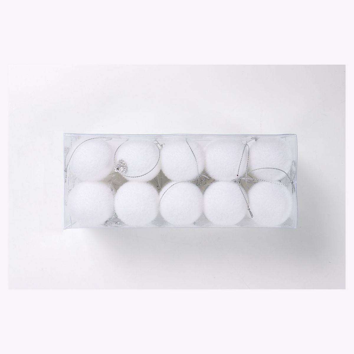 ACTUEL Lot de 20 boules de neige 3,8 cm