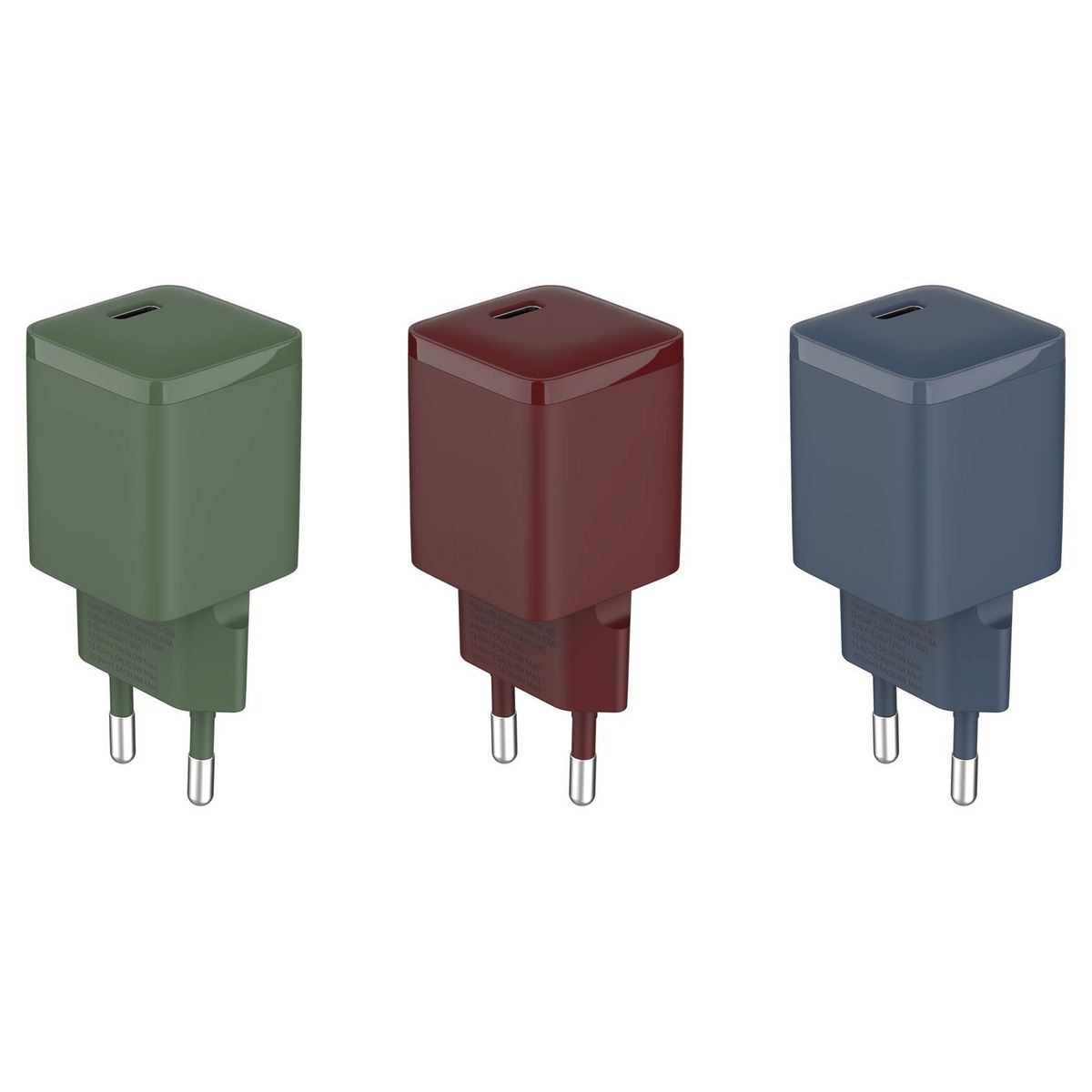 QILIVE Chargeur USB C 30W - Vert