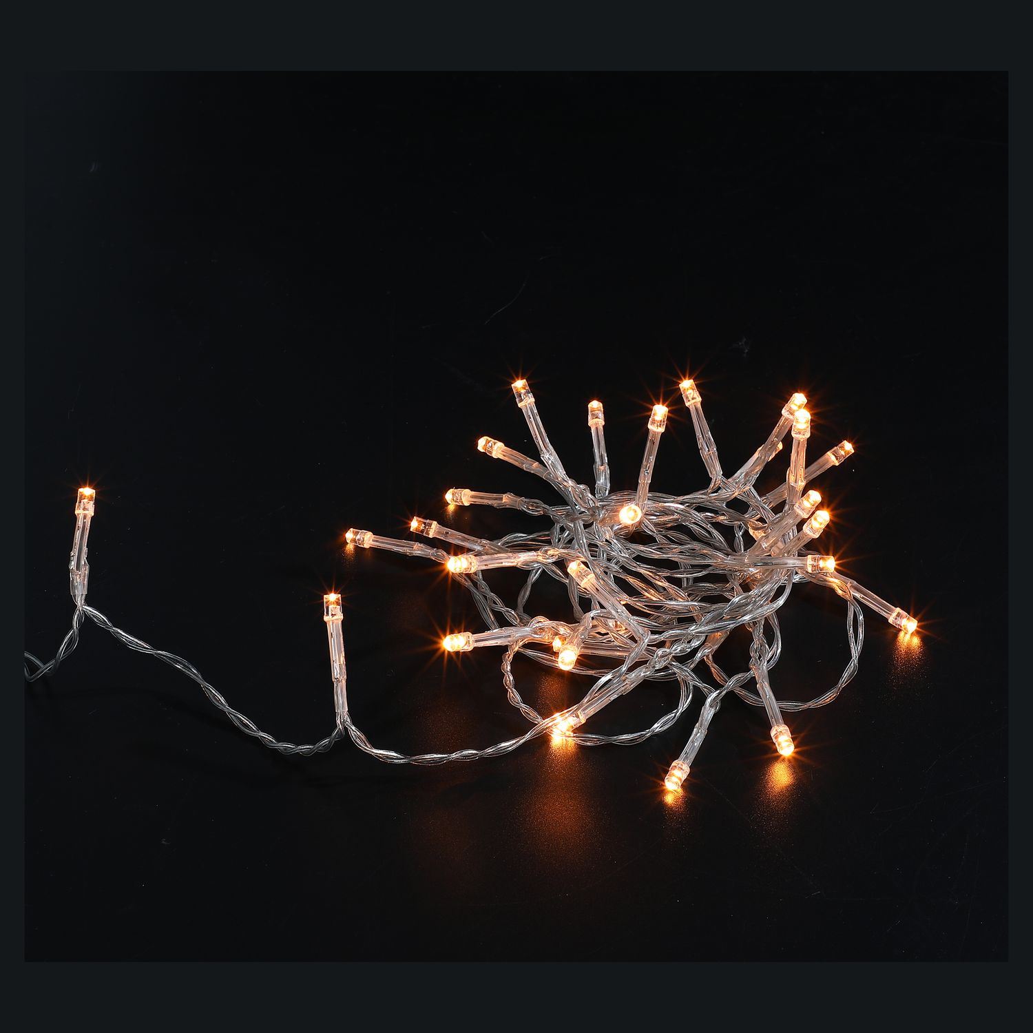 ACTUEL Guirlande Intérieure 30 LED Blanc Chaud 3.05m