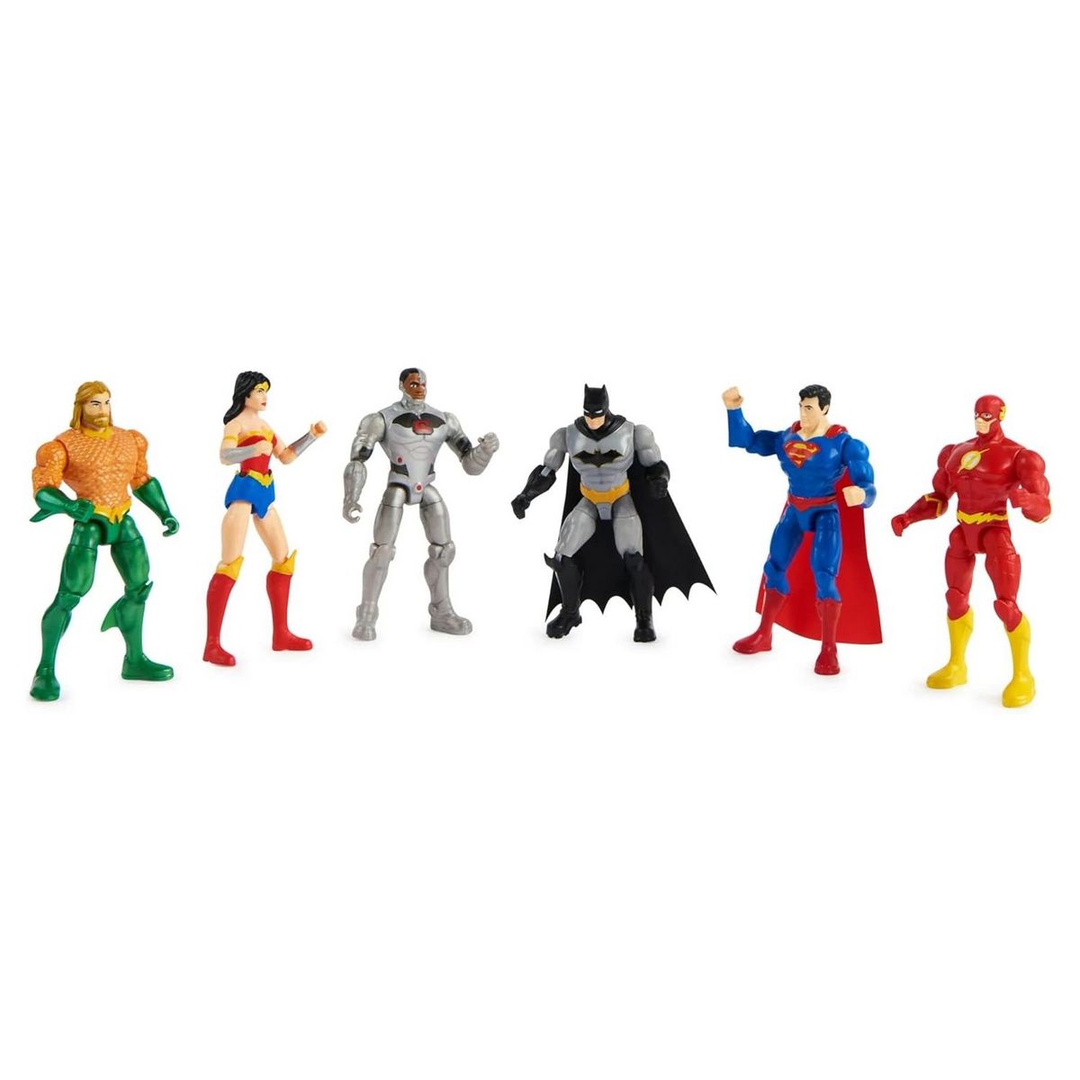 SPIN MASTER Pack de 6 figurines Justice League DC Comics
