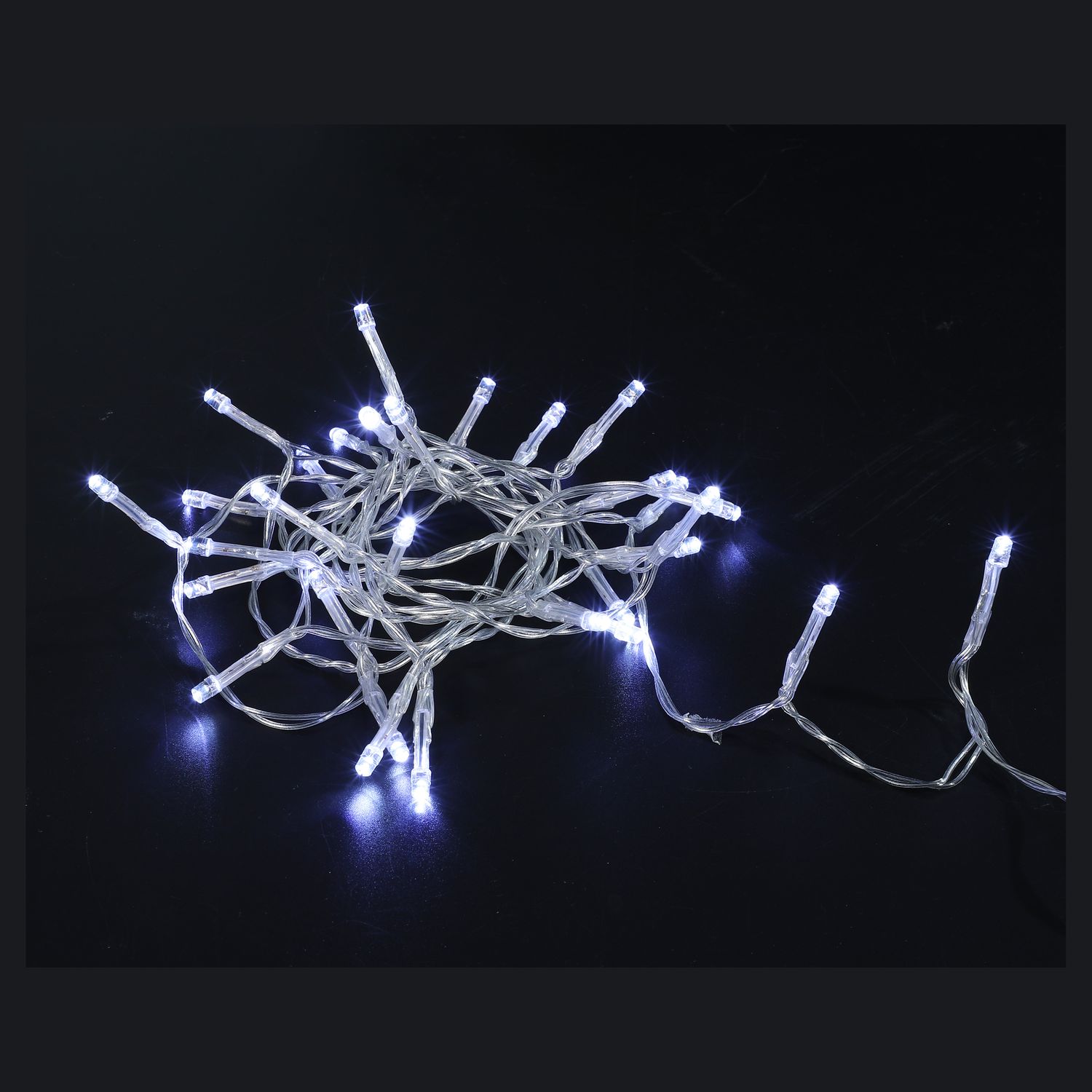 ACTUEL Guirlande Intérieure 30 LED Blanc Froid 3.05m