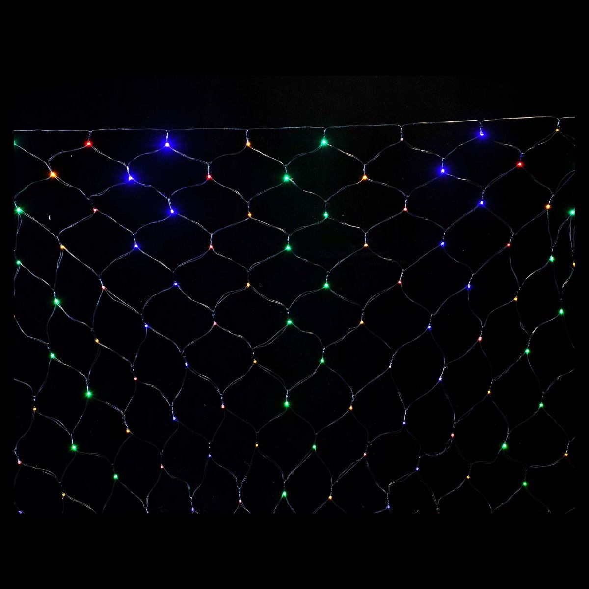 ACTUEL Filet Lumineux 120 LED Multicolore 8 Programmes