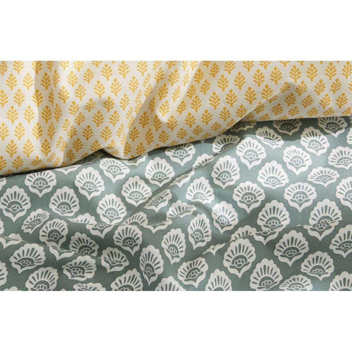 ACTUEL Parure housse de couette en coton 57 fils ISMA