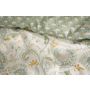 Voir la diapositive 2 : Parure housse de couette en coton 52 fils imprimé IRIS