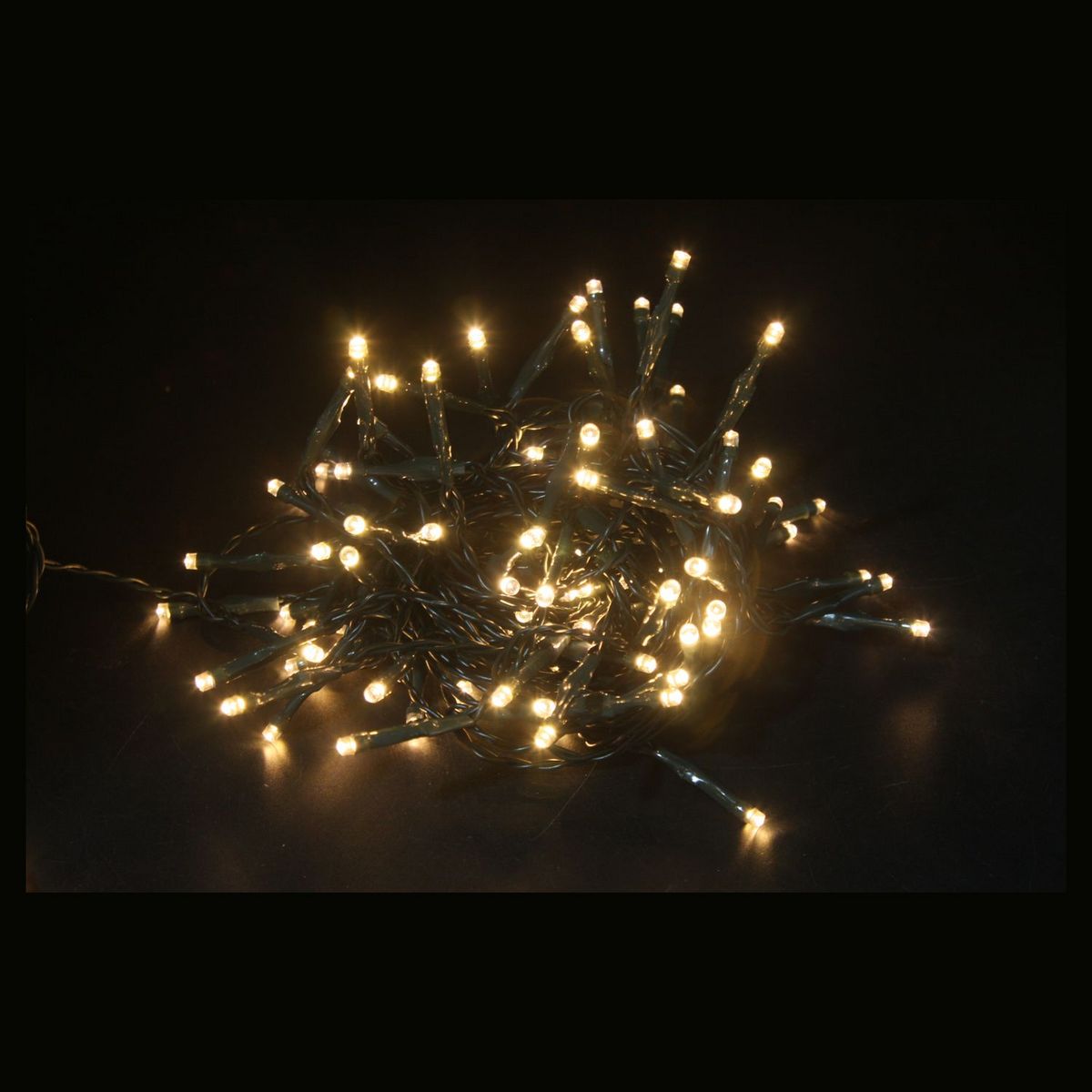 ACTUEL Guirlande Solaire 100 LED Blanc Chaud 10.9 m