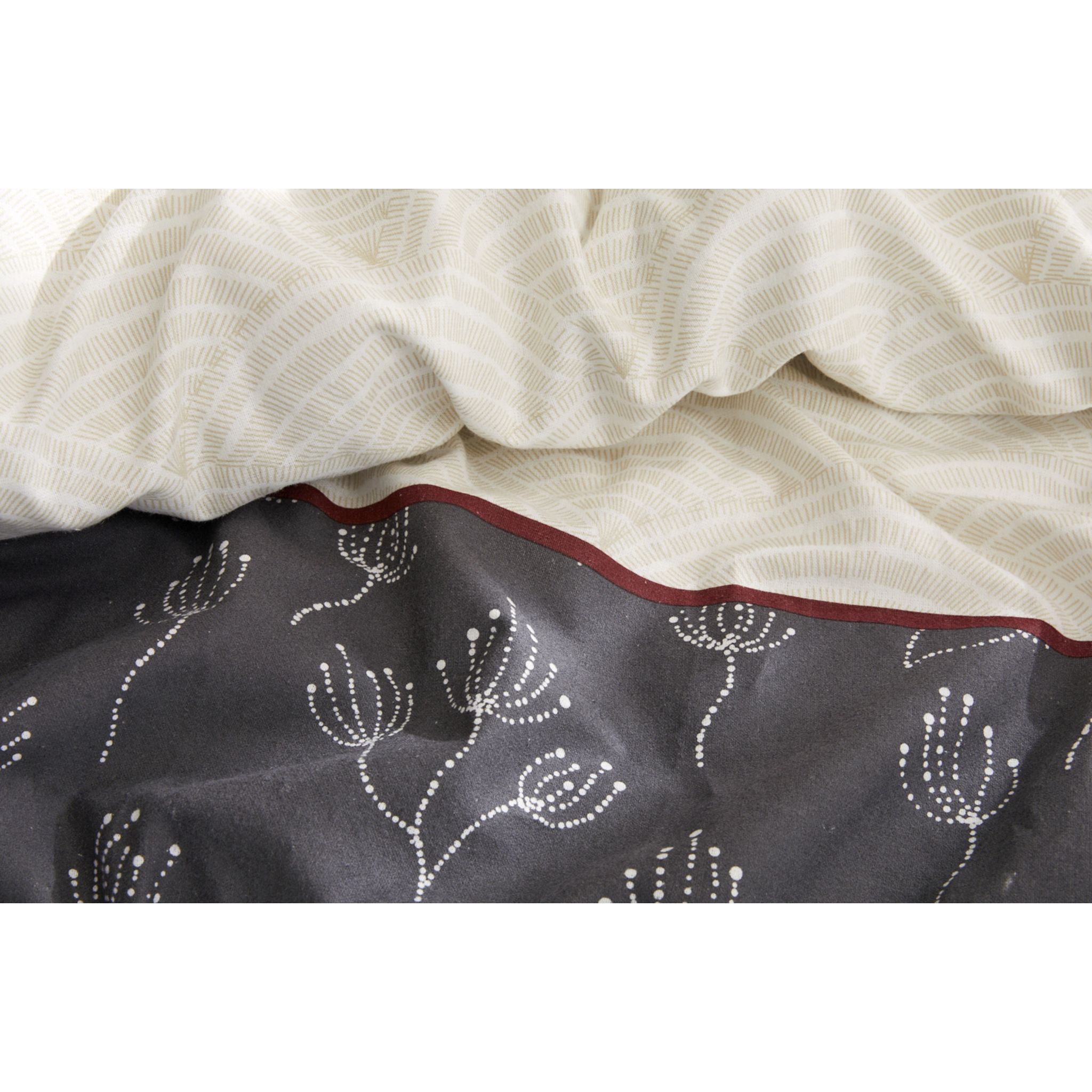 Voir la diapositive 2 : Parure housse de couette en Flanelle SASSY