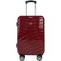Voir la diapositive 1 : AIRPORT Valise cabine rigide 55 cm 8 roues WAVY POP - rouge
