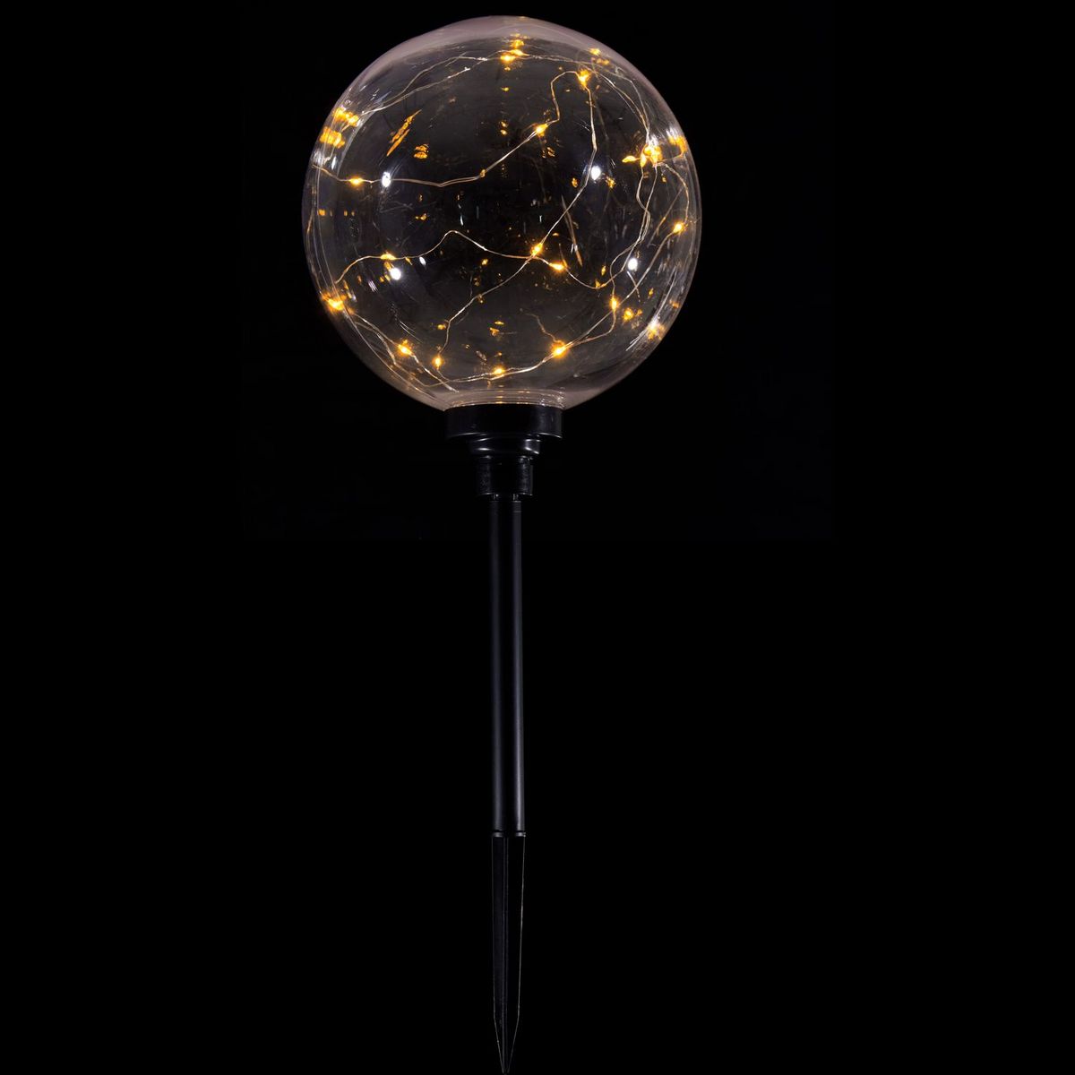 ACTUEL Boule lumineuse Blanc Froid à planter 20 cm - 20 LED Blanc Froid