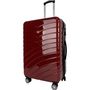 Voir la diapositive 10 : AIRPORT Grande Valise rigide 75 cm 8 roues WAVY POP - rouge