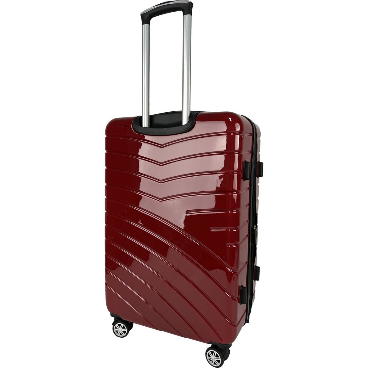 AIRPORT Grande Valise rigide 75 cm 8 roues WAVY POP - rouge