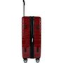 Voir la diapositive 3 : AIRPORT Grande Valise rigide 75 cm 8 roues WAVY POP - rouge