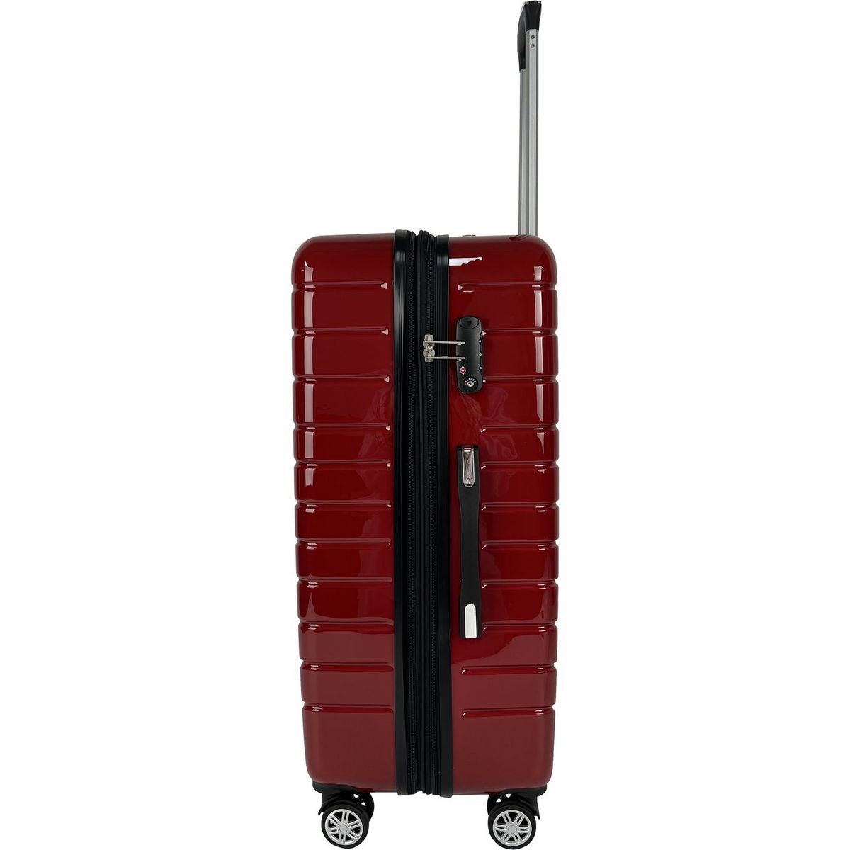 AIRPORT Grande Valise rigide 75 cm 8 roues WAVY POP - rouge