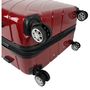 Voir la diapositive 6 : AIRPORT Grande Valise rigide 75 cm 8 roues WAVY POP - rouge