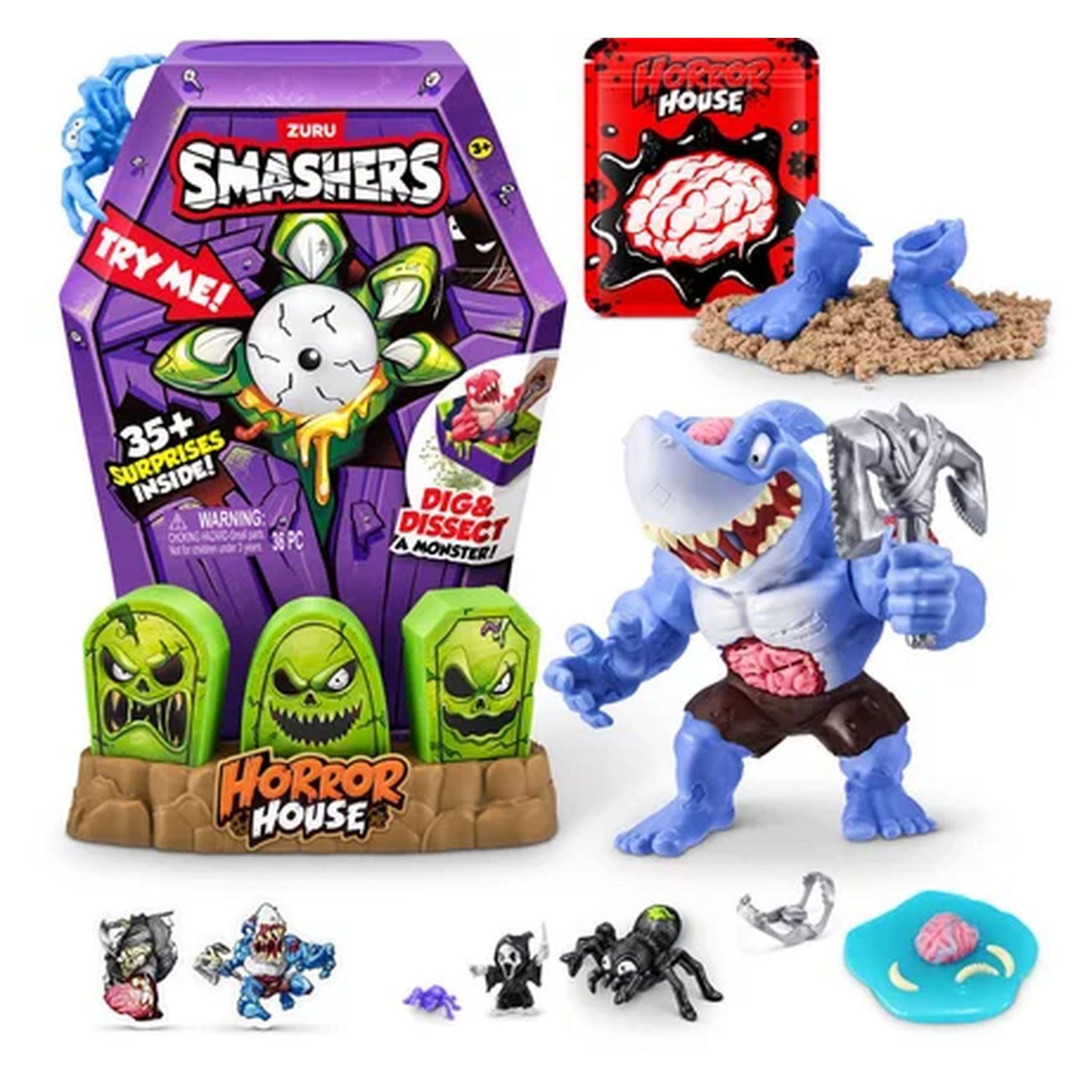 Voir la diapositive 2 : ZURU Mega Maison de l'horreur Smashers