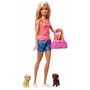 Voir la diapositive 5 : MATTEL Poupée Barbie Bain des chiots