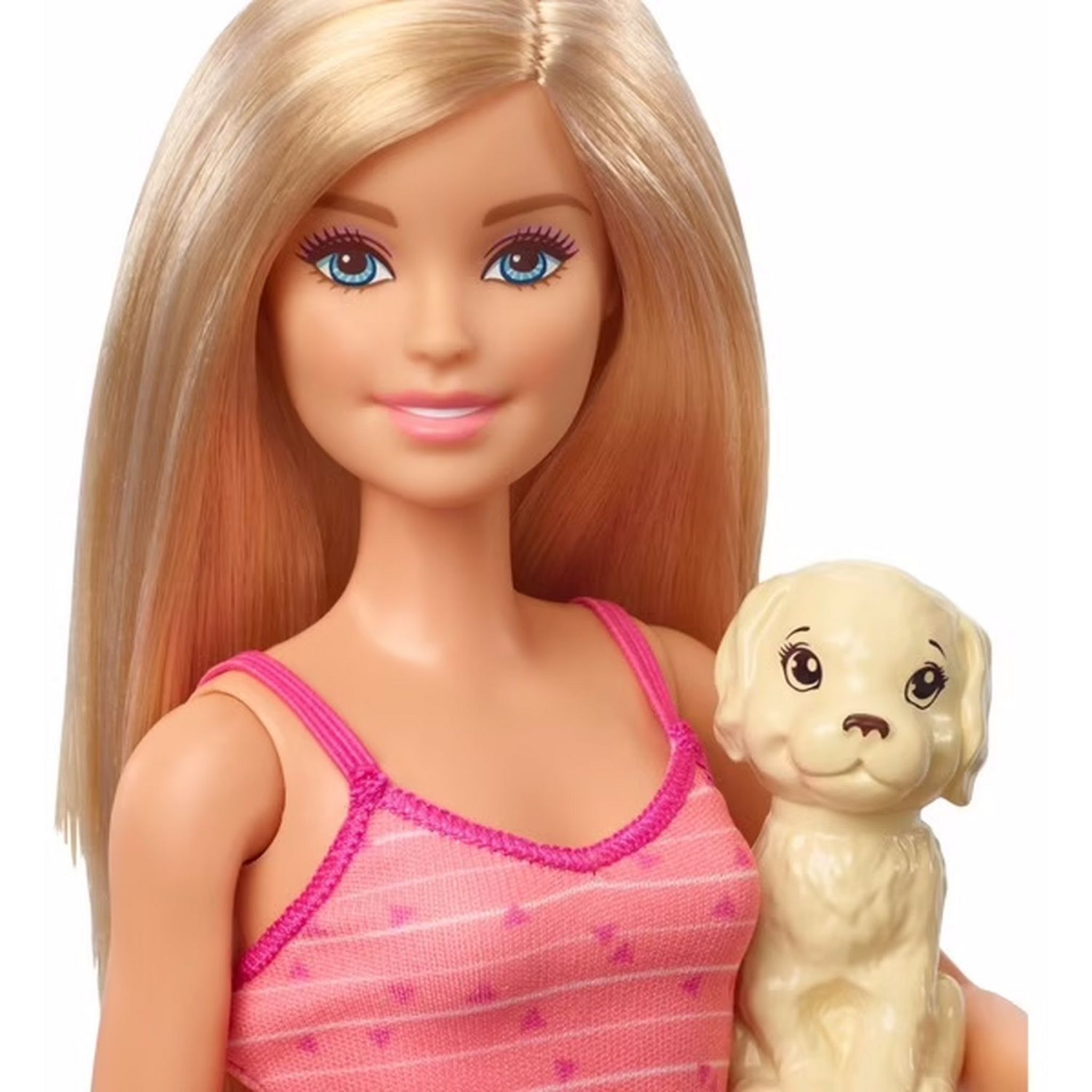 Voir la diapositive 4 : MATTEL Poupée Barbie Bain des chiots