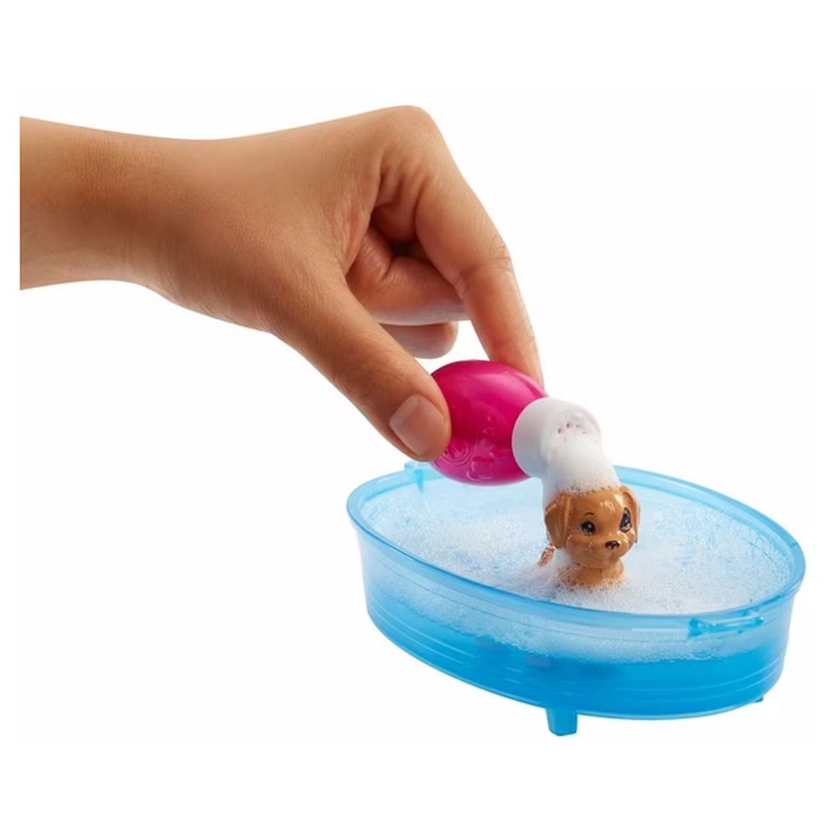 MATTEL Poupée Barbie Bain des chiots