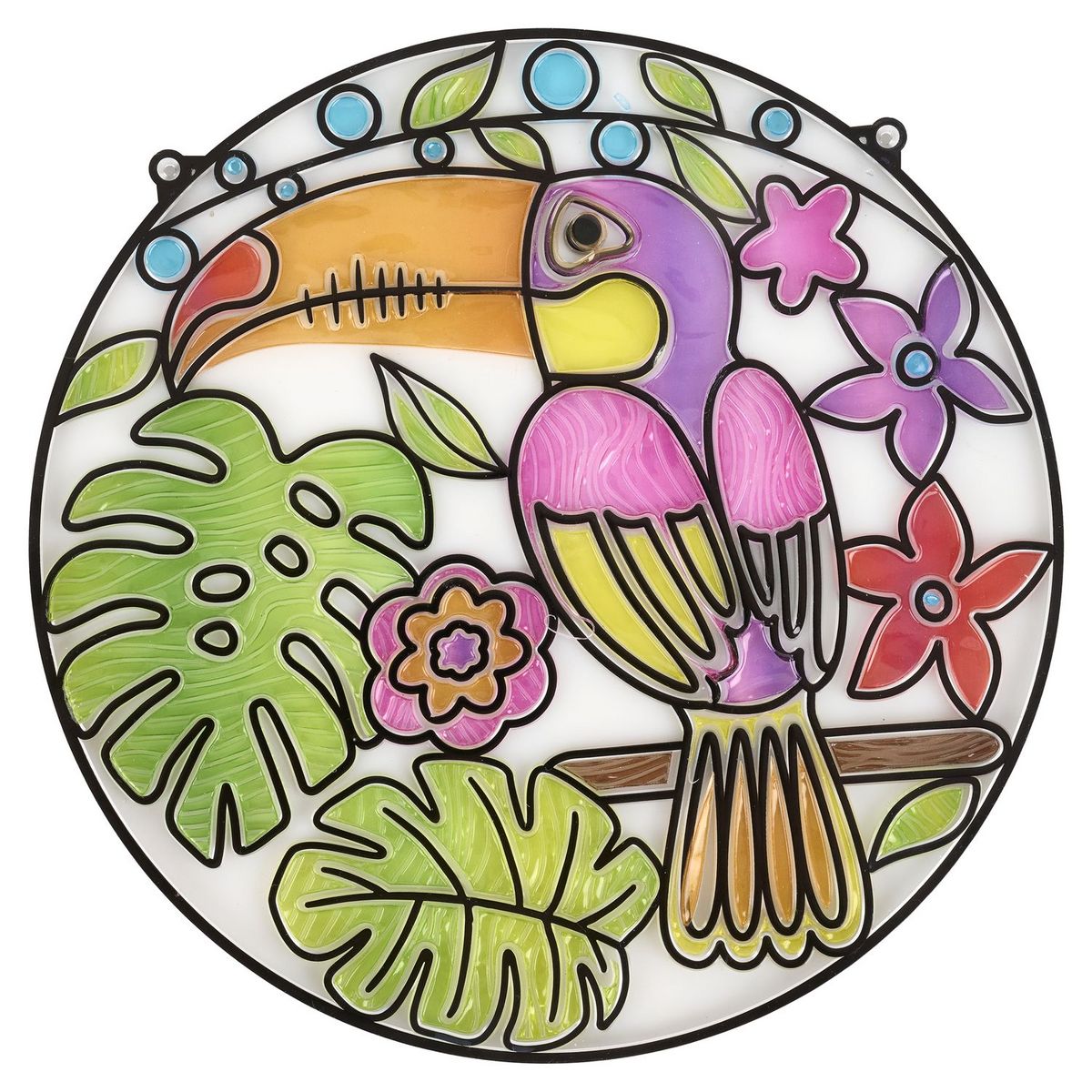 ONE TWO FUN Mon coffret Effet vitrail en plastique