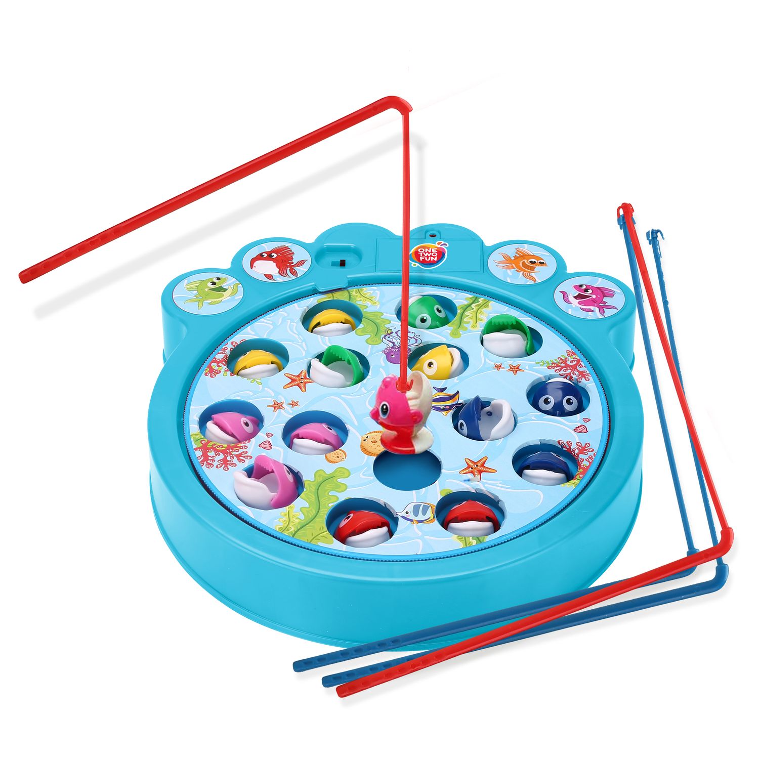 Voir la diapositive 3 : ONE TWO FUN Jeu Pêche les Tous