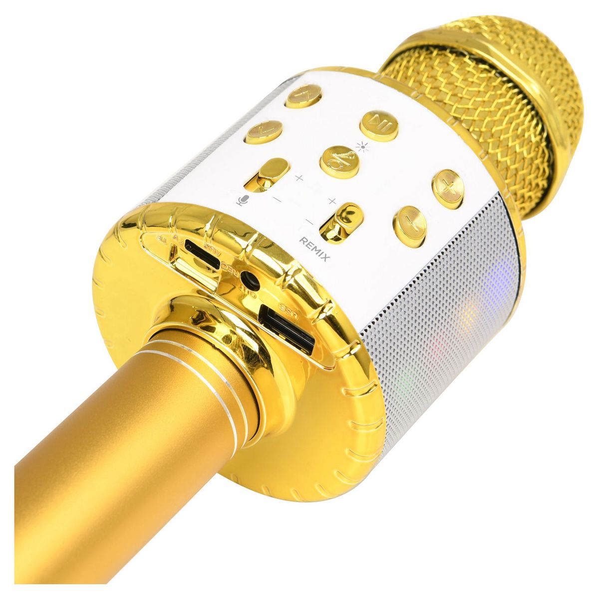 QILIVE Micro Karaoké Bluetooth LED Q1191 - Gold