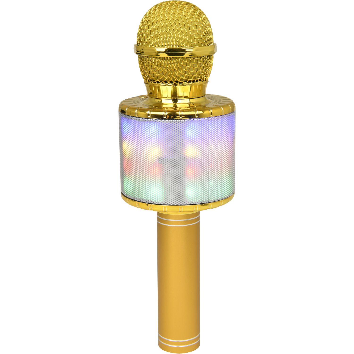 Voir la diapositive 3 : QILIVE Micro Karaoké Bluetooth LED Q1191 - Gold