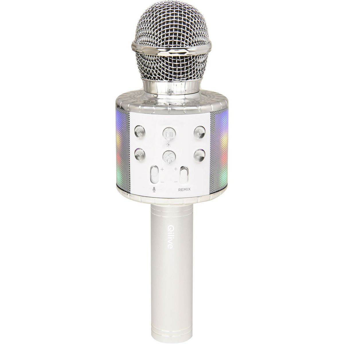 QILIVE Micro Karaoké Bluetooth LED Q1191 - Silver