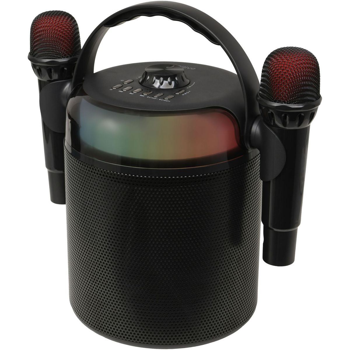 QILIVE Enceinte portable Q1894 Karaoké et Micro - Noir