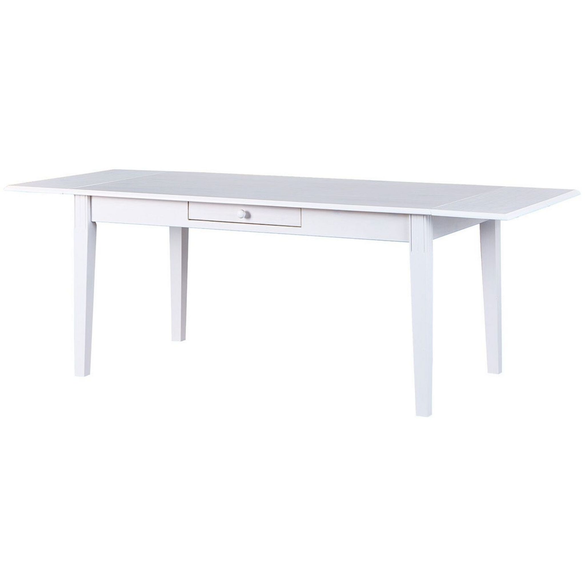 Voir la diapositive 4 :  Rallonge de table bois massif L30 cm KAMPEN