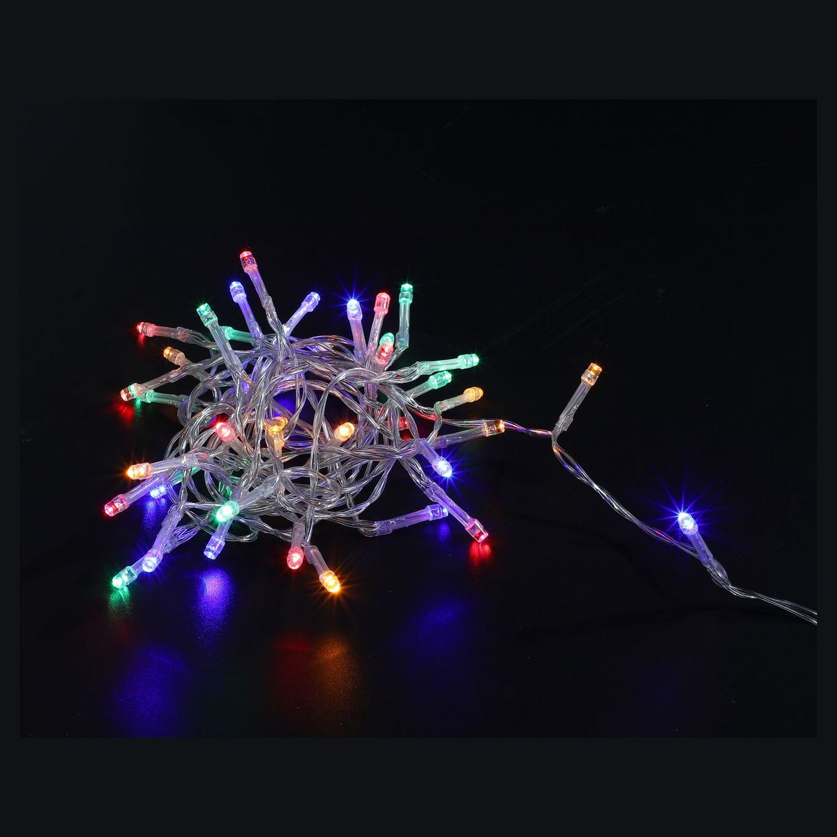 ACTUEL Guirlande Extérieure 40 LED Multicolore 4.05 m