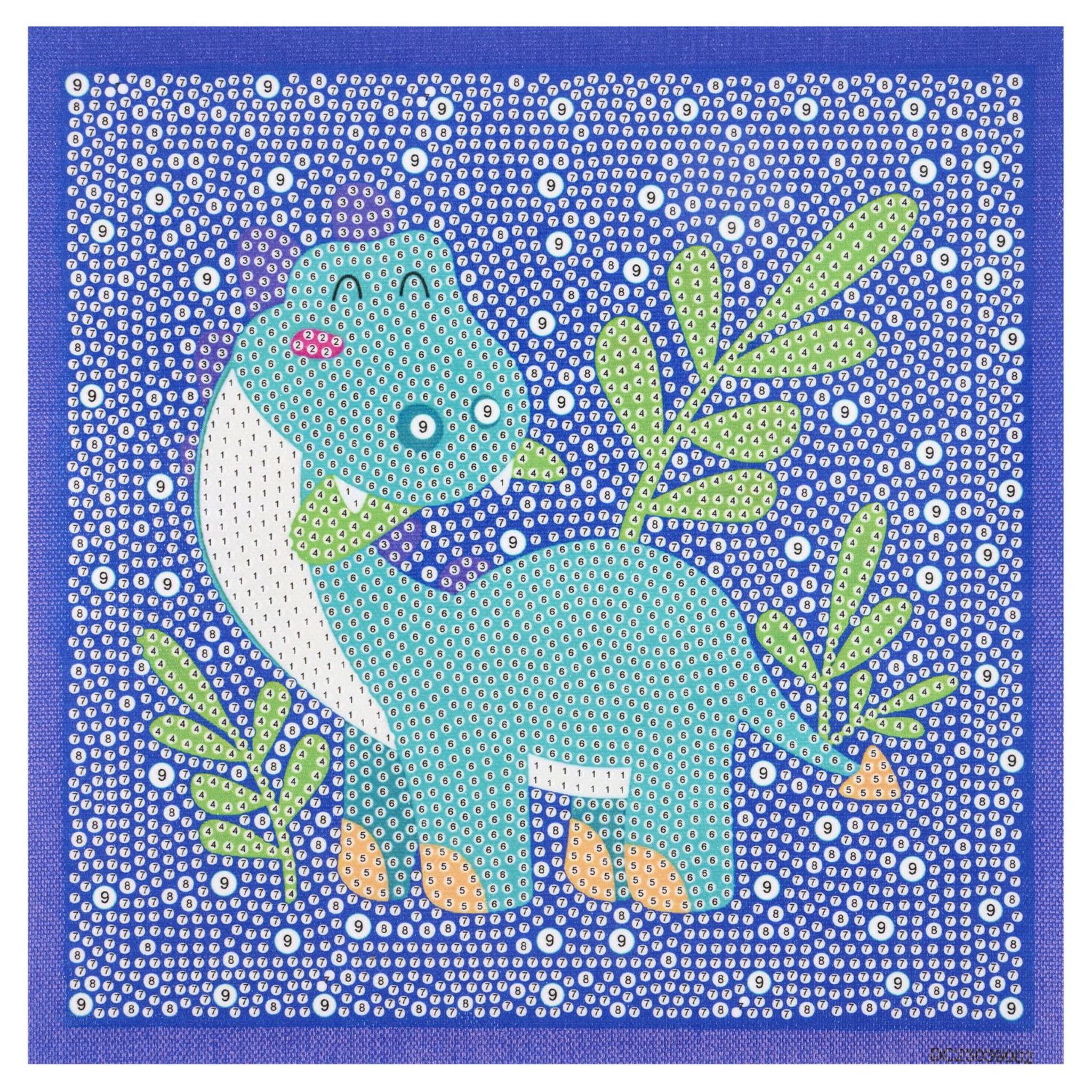 Voir la diapositive 4 : ONE TWO FUN Mon cadre Stickers Diamants