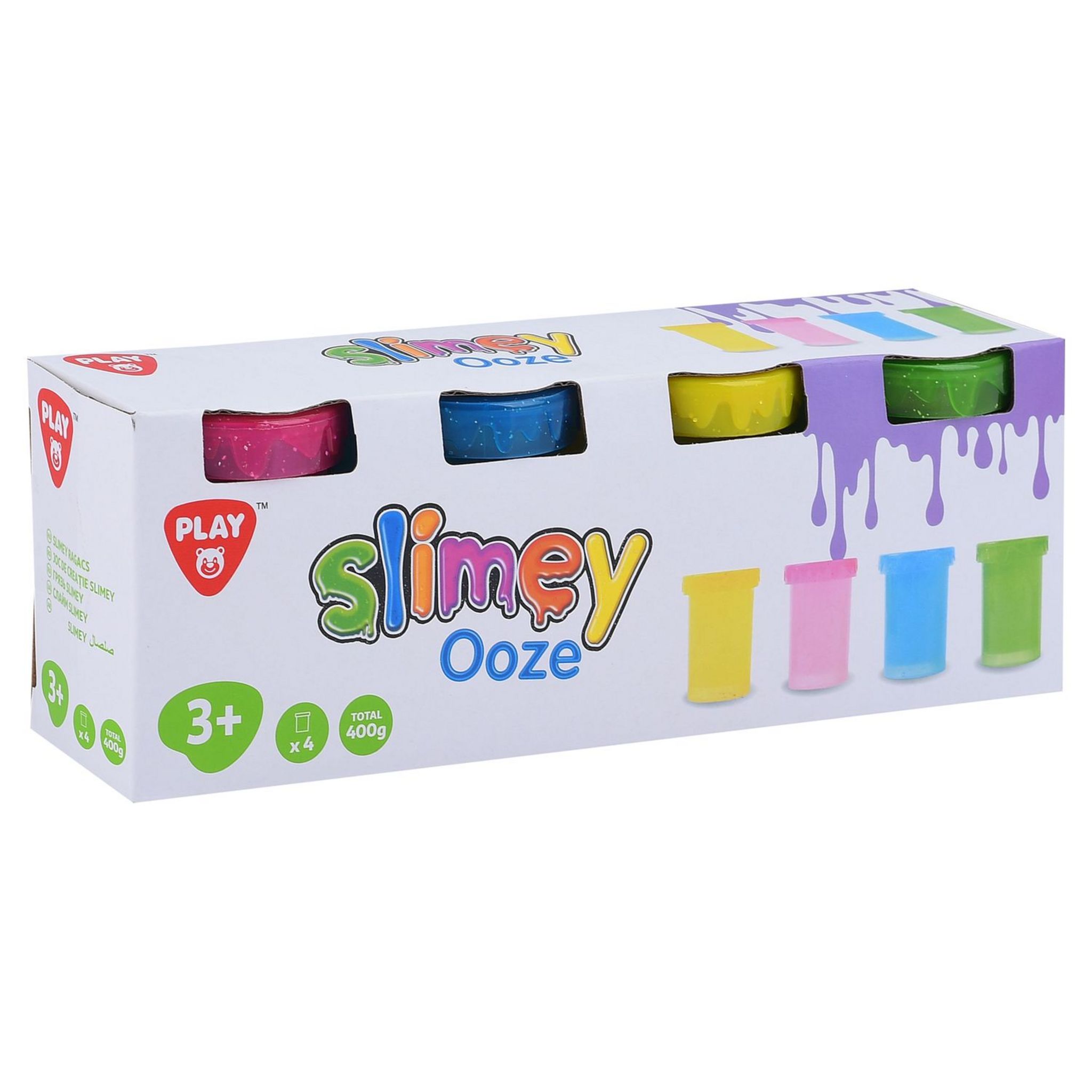 Voir la diapositive 3 : ONE TWO FUN Lot de 4 pots de Slime