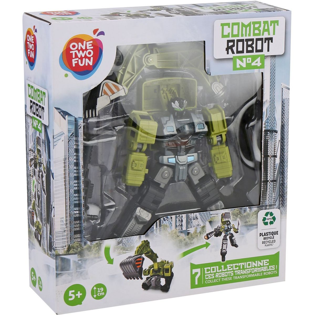 ONE TWO FUN Véhicule transformable en robot