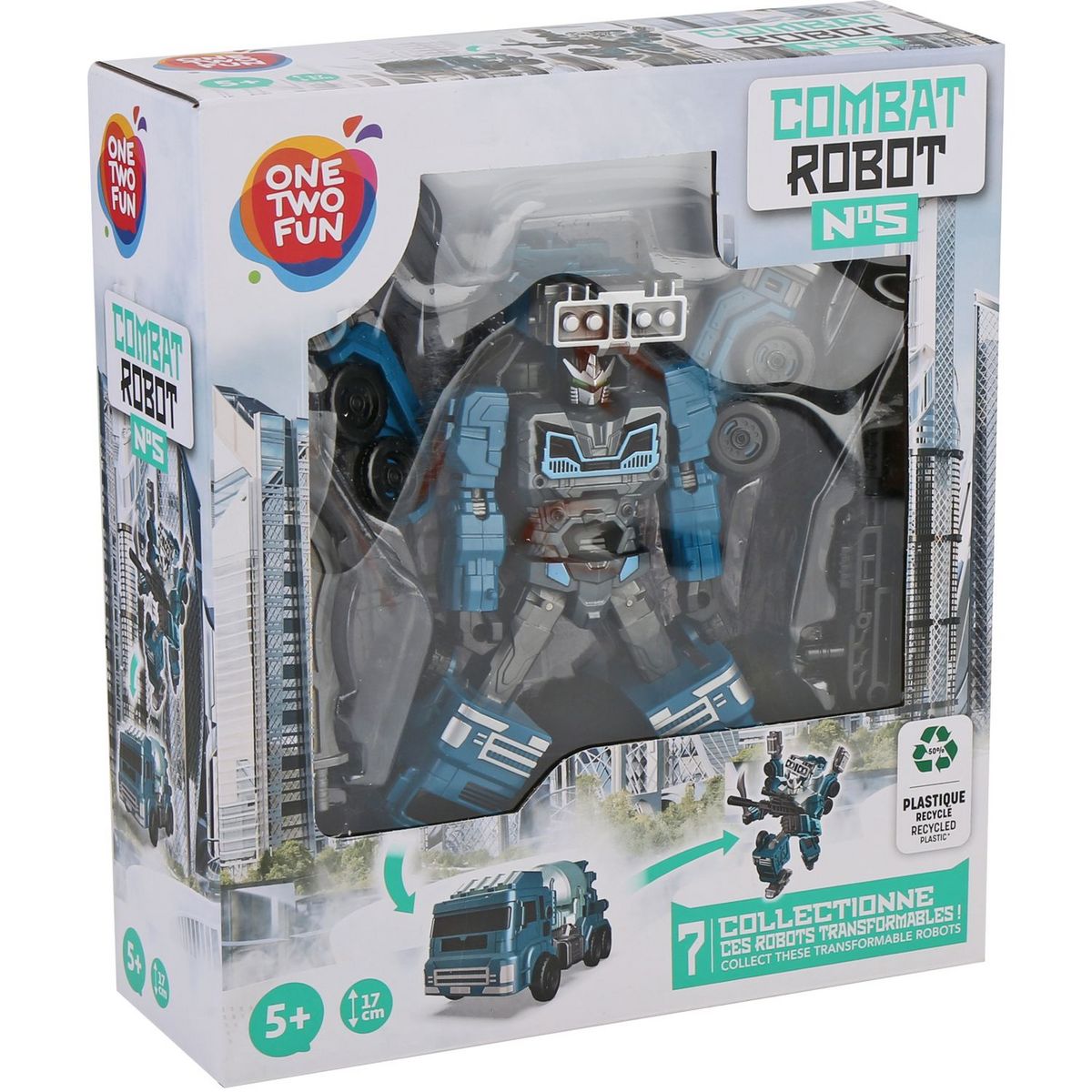 ONE TWO FUN Véhicule transformable en robot