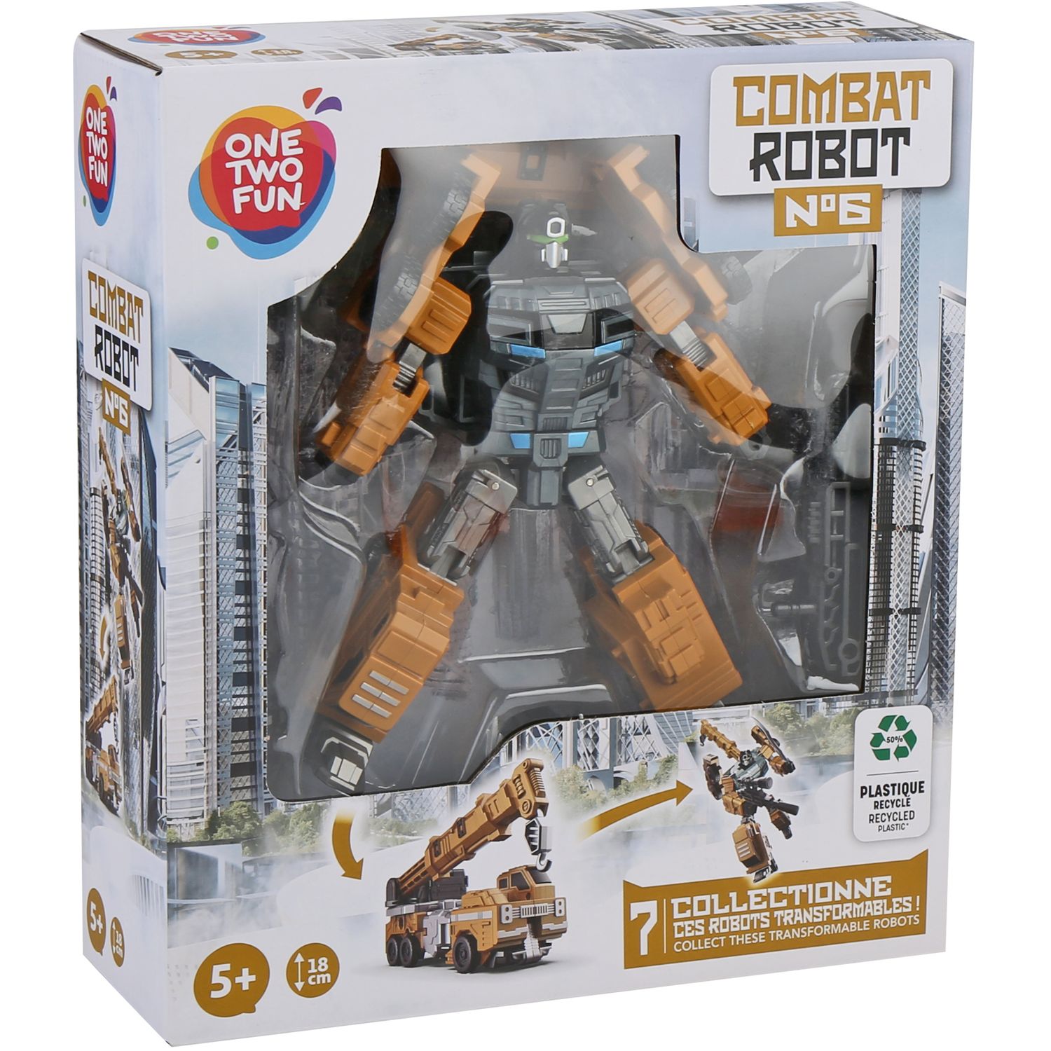 Voir la diapositive 9 : ONE TWO FUN Véhicule transformable en robot