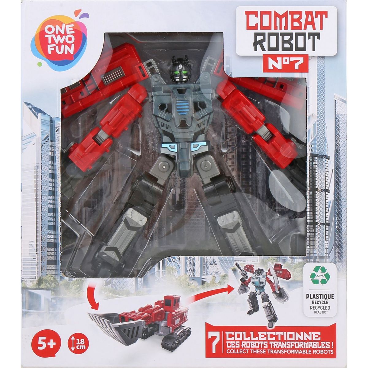 ONE TWO FUN Véhicule transformable en robot